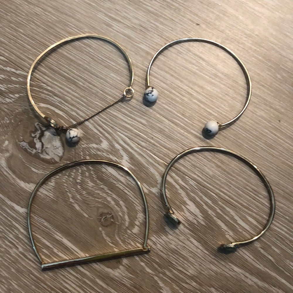 Set of Gold Bracelets